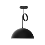 COLGANTE DE CHAPA 1/2 ESFERA