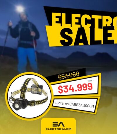 LINTERNA DE CABEZA INDESTRUCTIBLE 300LM