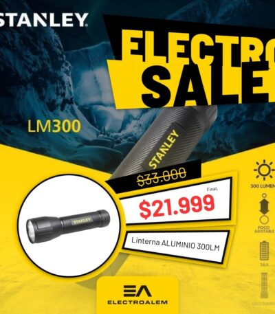 LINTERNA DE ALUMINIO LED 300LM