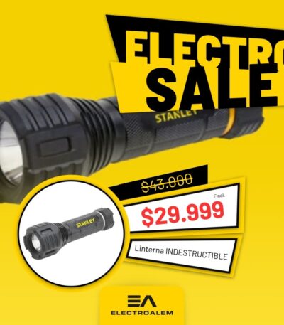 LINTERNA INDESTRUCTIBLE LED 200LM