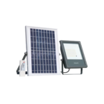 PROYECTOR LED C/PANEL SOLAR Y CONTROL REMOTO - 10W