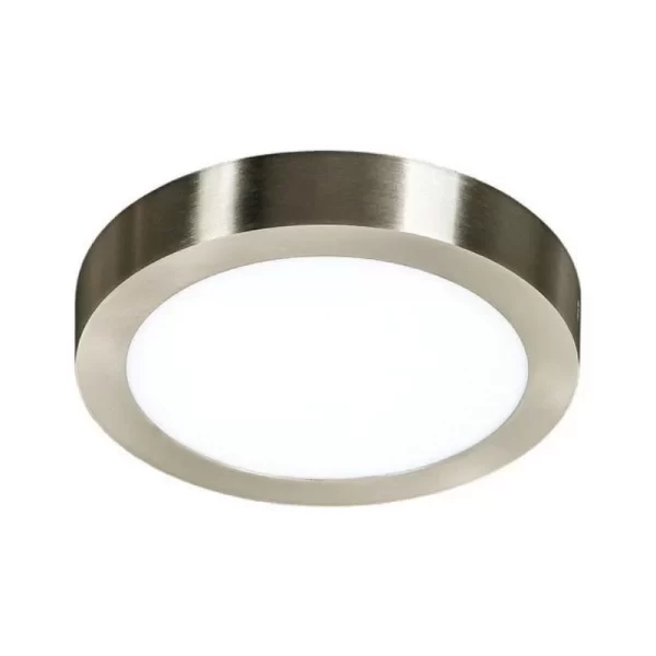 PLAFON LED REDONDO - PLATA