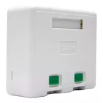 ROSETA 2 PORTS C/TAPA CAT5E/6