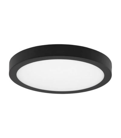 PLAFON LED REDONDO – NEGRO