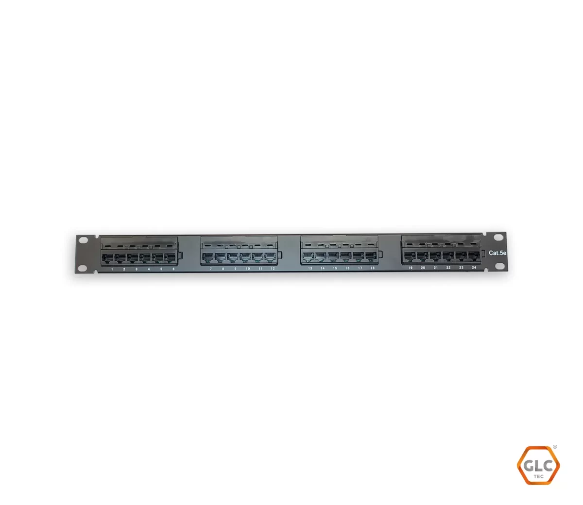 PATCH PANEL 24 RJ45 CAT5E - CARGADA - Imagen 1