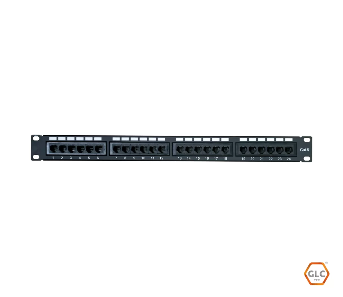 PATCH PANEL 24 RJ45 CAT6 - CARGADA - Imagen 1