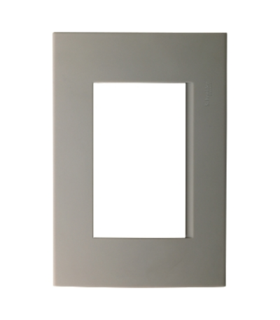 TAPA DE 3 MODULOS GRIS RODA