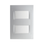TAPA DE 2 MODULOS BLANCO - BASE