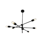COLGANTE CORONA - 6 LUCES E27