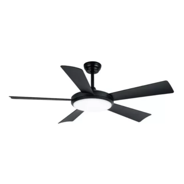 VENTILADOR DE TECHO DE 5 ASPAS - 24W LED 522-B