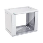 RACK MURAL 9U 19" DESARMADO - PUERTA DE VIDRIO