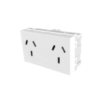 MODULO TOMA DOBLE C/TIERRA - 10A