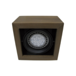 PLAFON 1L AR111 CARDANICO - MADERA OSCURA