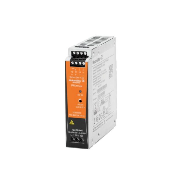 FUENTE PRO MAX 72W DE ALIM. MONOF. 24V 3A