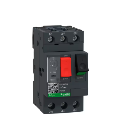 GUARDAMOTOR GV2ME14 TERMOMAGNETICO TESYS DECA 6-10A PULSADOR