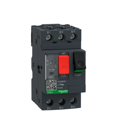 GUARDAMOTOR GV2ME20 TERMOMAGNETICO TESYS DECA 13-18A PULSADOR
