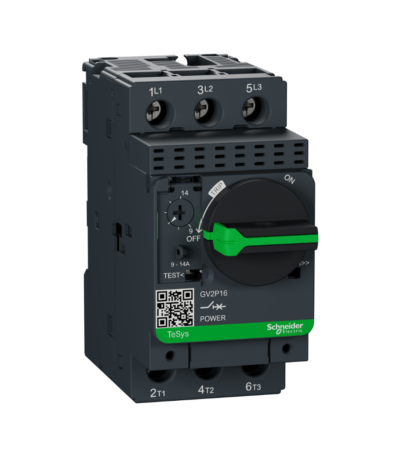GUARDAMOTOR GV2P16 TERMOMAGNETICO TESYS DECA 9-14A MANDO ROTATIVO