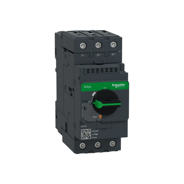 GUARDAMOTOR GV3L65 MAGNETICO TESYS DECA 65A MANDO ROTATIVO