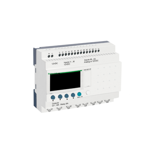 RELE 20E/S ZELIO LOGI 12V CC PANTALLA + RELOJ