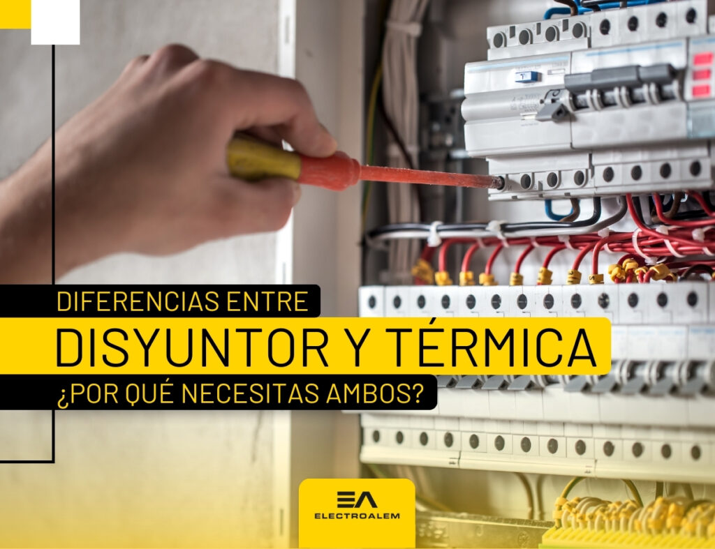 diferencias entre disyuntor y termica