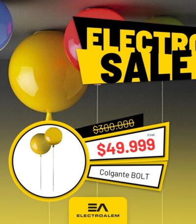 COLGANTE BOLT AMARILLO