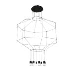 COLGANTE EXA 8 LUMINARIAS LED