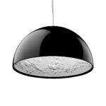 COLGANTE FLOWER 1L EXTERIOR NEGRO INTERIOR BLANCO