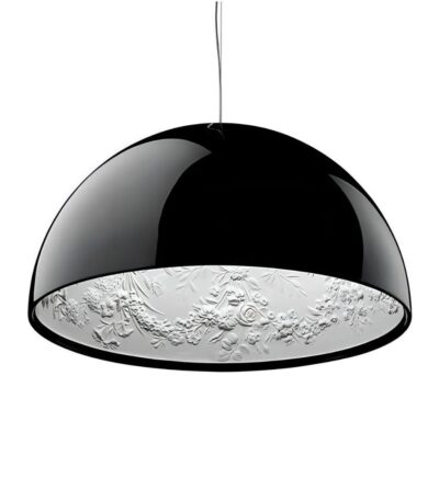 COLGANTE FLOWER 1L EXTERIOR NEGRO INTERIOR BLANCO