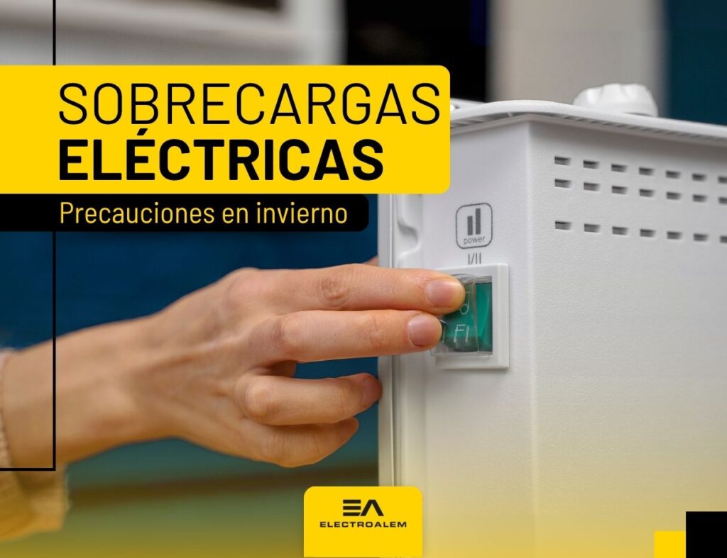 Sobrecargas eléctricas precauciones en invierno