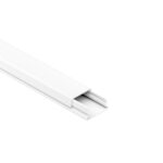 CABLE CANAL 14X7MM CON CINTA ADHESIVA BLANCO X METRO