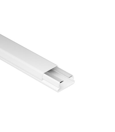 CABLECANAL CON RETENEDOR Y CINTA ADHESIVA 20X10MM X METRO