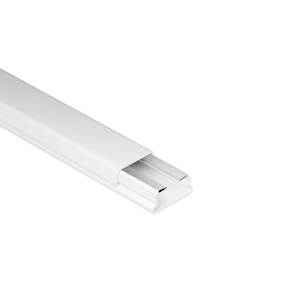 CABLECANAL CON RETENEDOR Y CINTA ADHESIVA 20X10MM X METRO