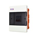 CAJA DE EMBUTIR PARA 4 DIN PUERTA FUME LUXURY