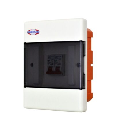 CAJA DE EMBUTIR PARA 4 DIN PUERTA FUME LUXURY