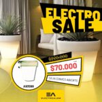 MACETA ILUMINADA CON BORDE E27