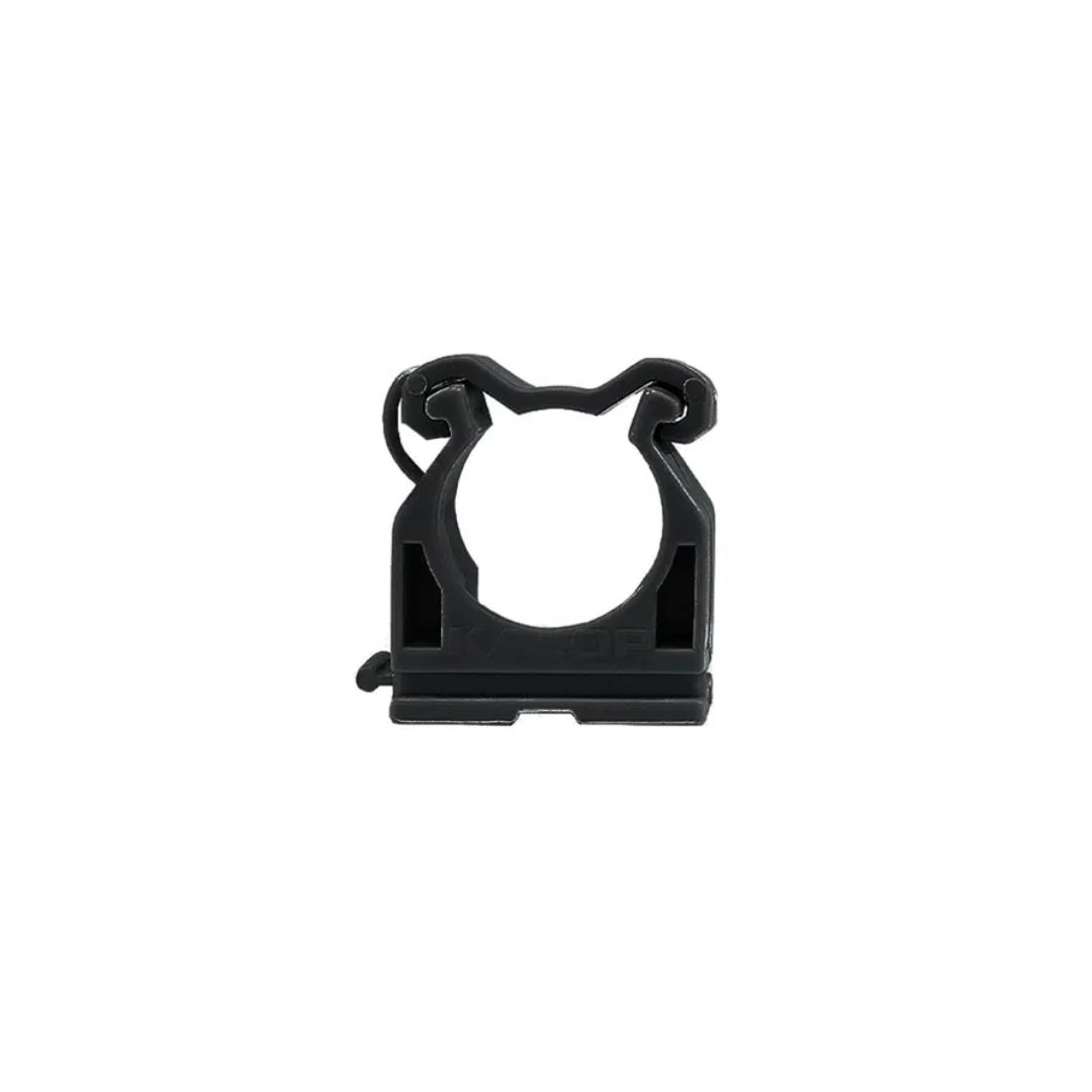 GRAMPA PARA CAÑO COLOR NEGRO 25MM LIBRE DE HALÓGENO GRAMPA PARA CAÑO COLOR NEGRO 25MM LIBRE DE HALÓGENO