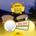 COLGANTE ESFERA 35CM BLANCO