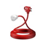 PROLONGADOR INDUSTRIAL ROJO CON LED 3X1.5MM 10METROS