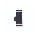 APLIQUE INOTU 2 DE EXTERIOR NEGRO 2L PAR 16