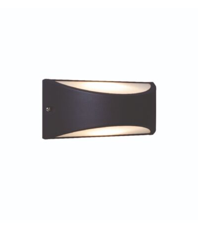 APLIQUE KAPA DE EXTERIOR NEGRO E27