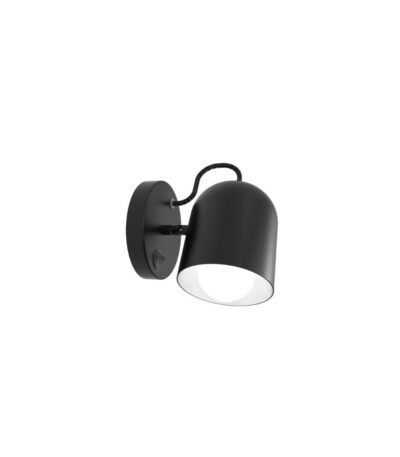 APLIQUE LAMPY NEGRO 1L E27