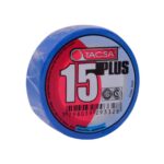CINTA AISLADORA PVC PLUS AZUL 19MMX0.15MM 10 METROS