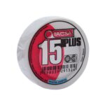 CINTA AISLADORA BLANCA PVC PLUS 19MMX0.15MM 20 METROS