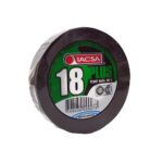 CINTA AISLADORA PVC NEGRA PLUS 19MMX0.18MM 20 METROS