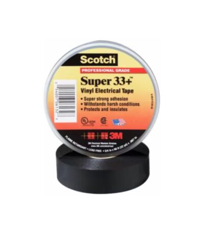 CINTA AISLADORA SUPER33 + SCOTCH 20 METROS