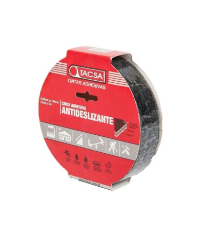 CINTA ANTIDESLIZANTE 25MM X 5 METROS NEGRA