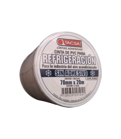 CINTA PVC PARA REFRIGERACION 70MM X 0.10MM X 18 METROS