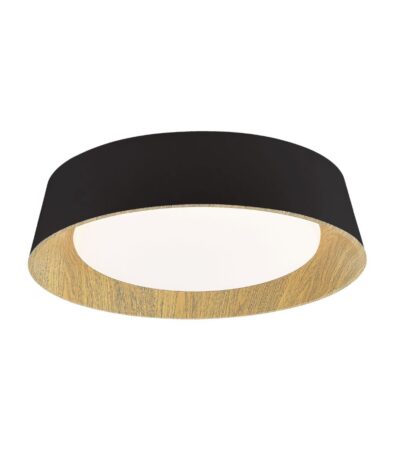 PLAFON LED DAKOTA 25W 50CM NEGRO MADERA