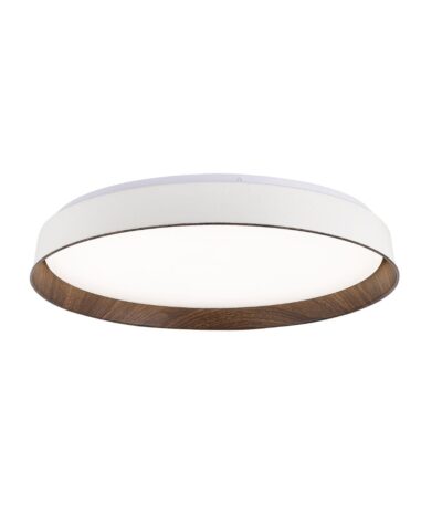 PLAFON LED LUKA 45W BLANCO MADERA
