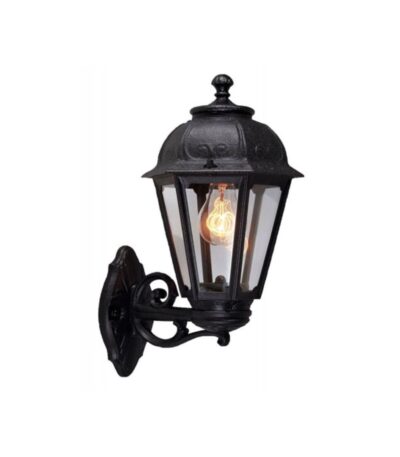 APLIQUE SABA FAROL NEGRO E27 460MM